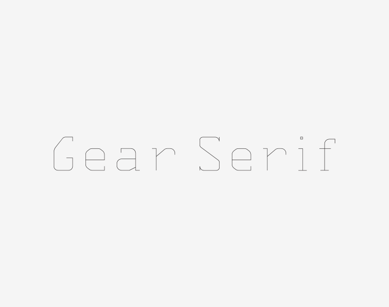 Gear Serif